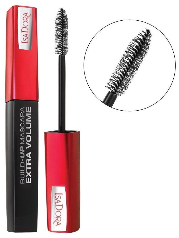 Тушь для ресниц IsaDora (Исадора) Build-up Mascara Extra Volume тон 01 12мл ISADORA Trading AG - фото №11