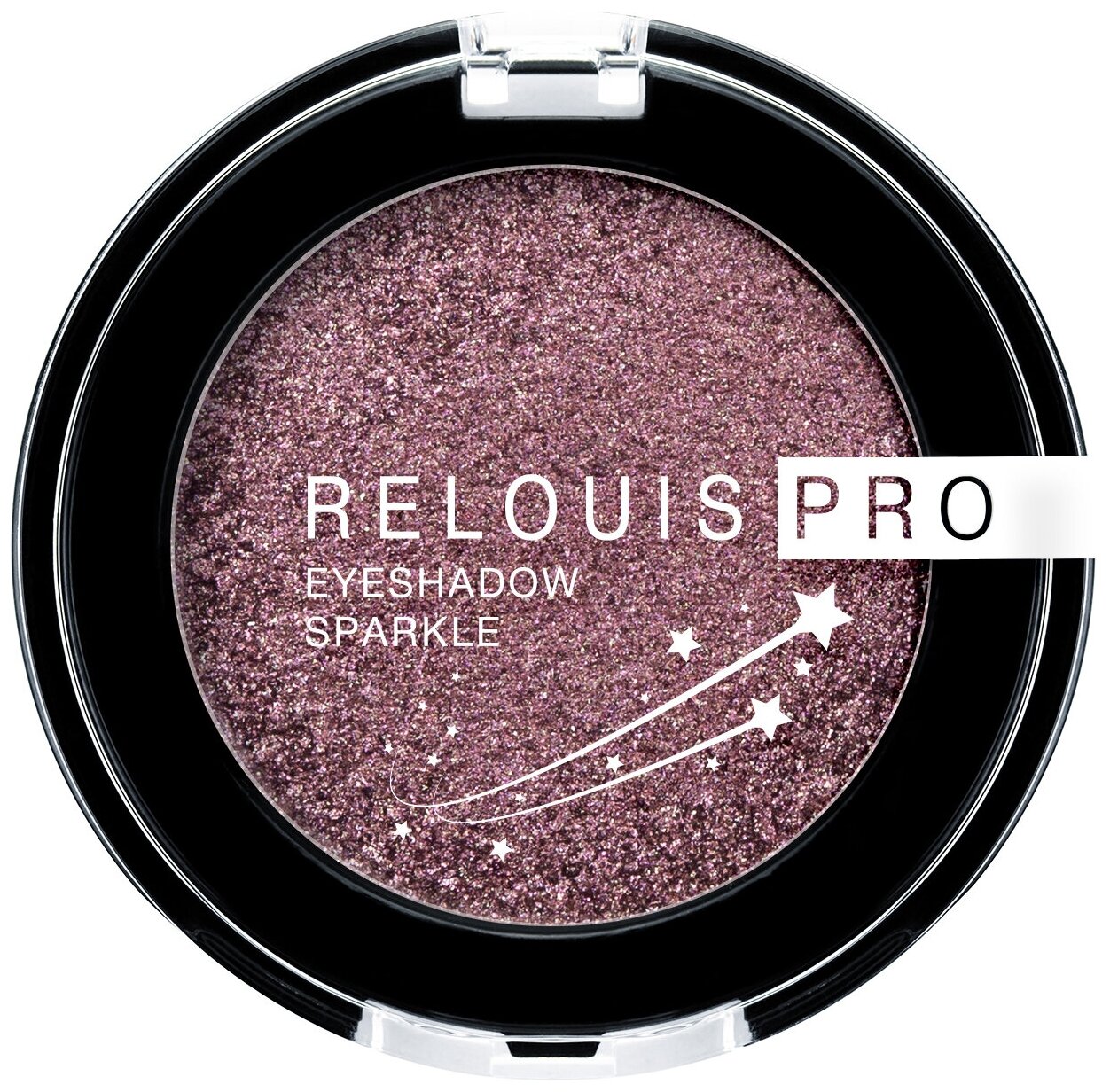 Тени для век RELOUIS PRO Eyeshadow Sparkle тон:07 purple smoky Баклажановый дуохром