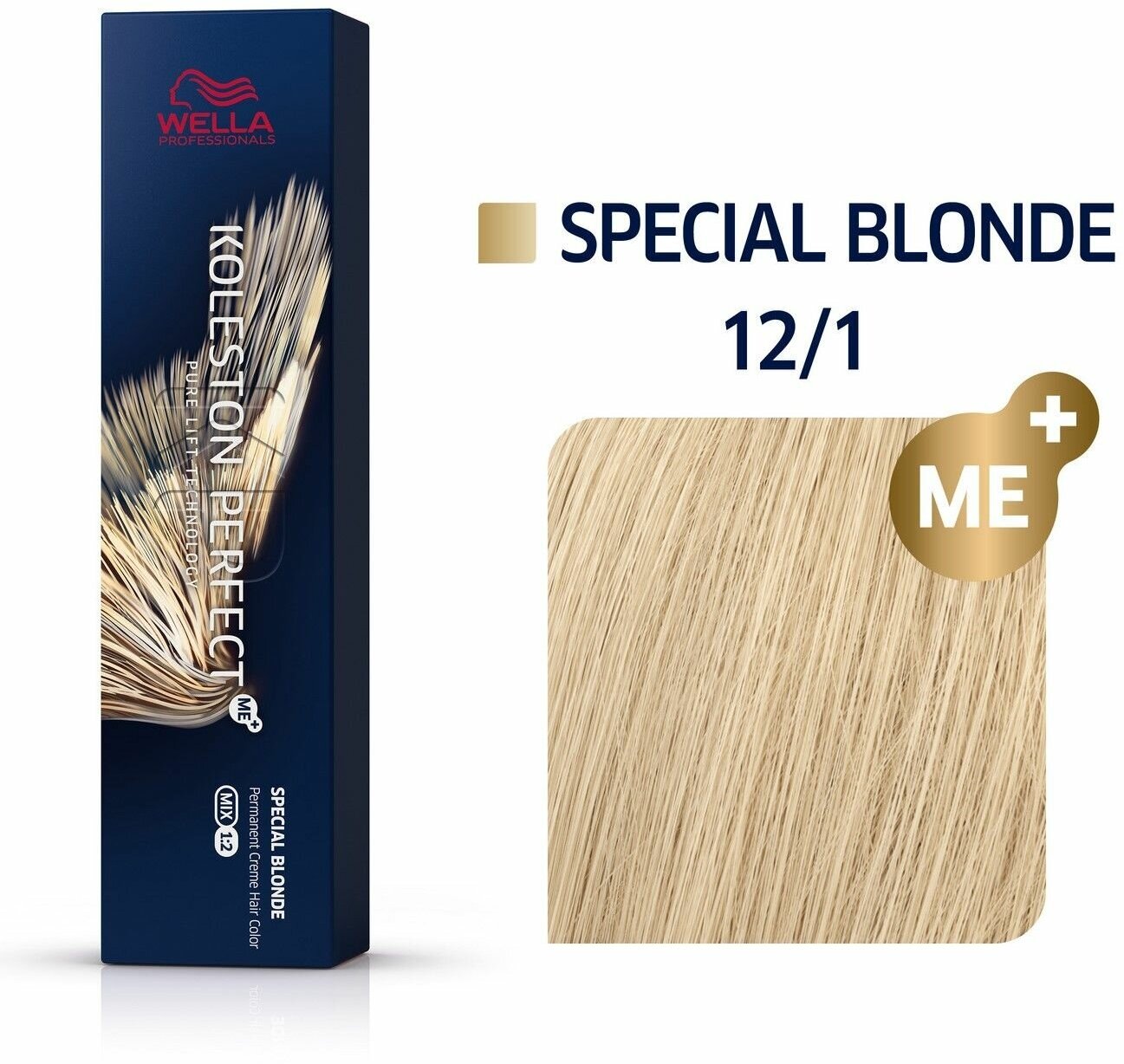 Wella Professionals Koleston Perfect Me+ Стойкая краска для волос 12/1 Песочный, 60 мл