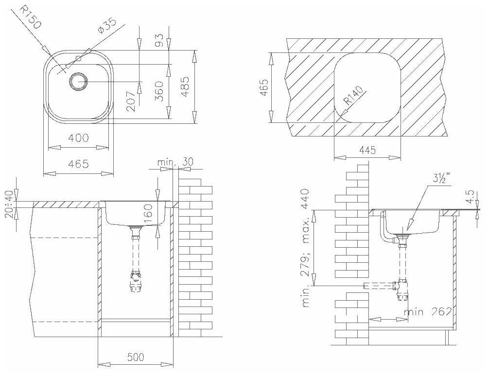 Мойка Teka Stylo 1B Микротекстура - фотография № 11