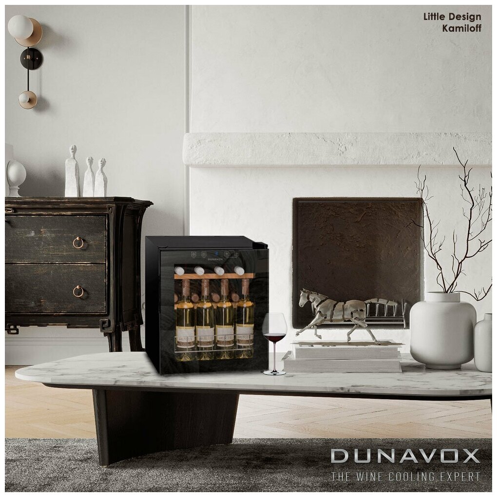 Винный шкаф Dunavox DXFH-16.46 - фотография № 10