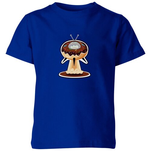 Футболка Us Basic, размер 6, синий женская футболка пончик нло s темно синий