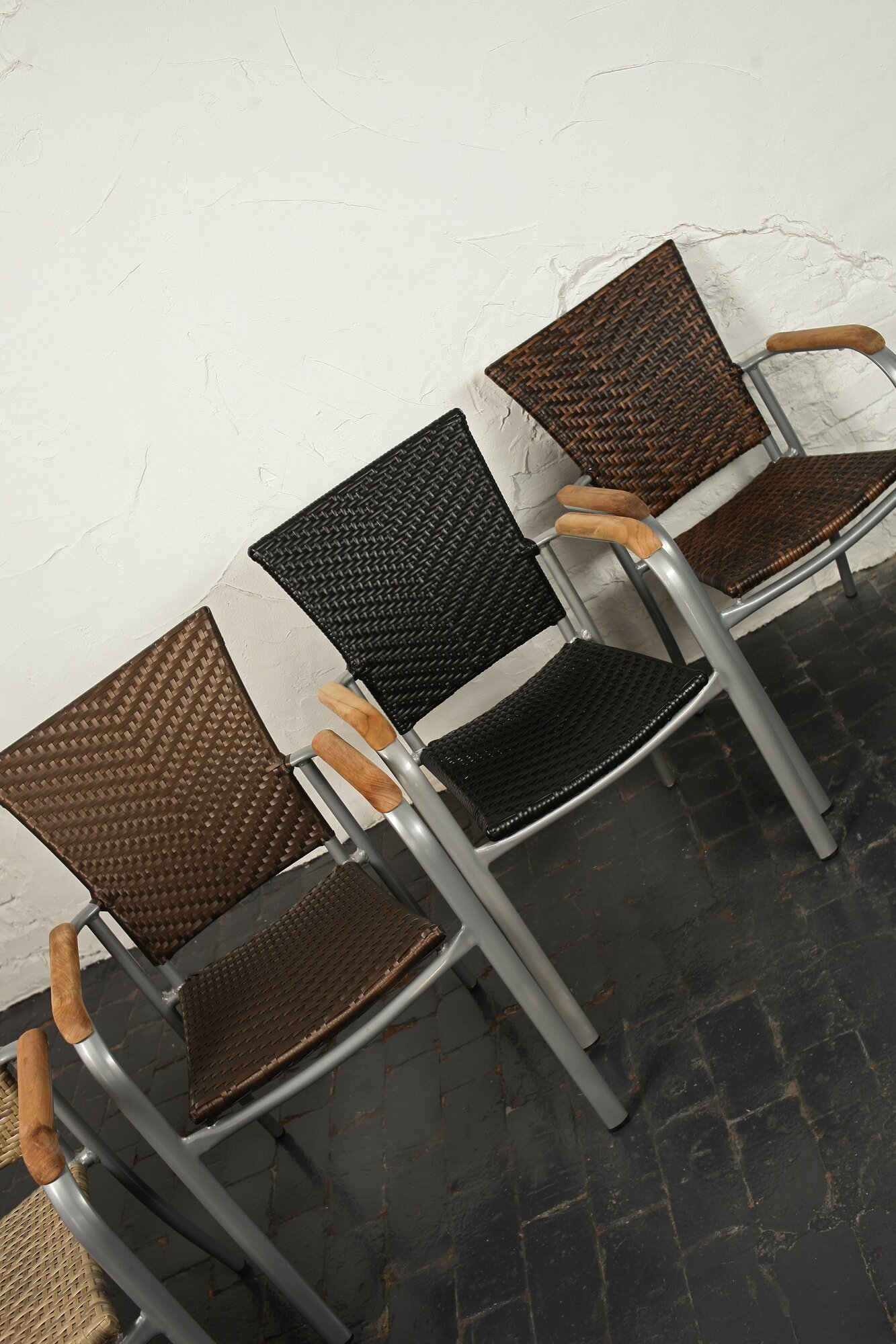 Кресло Aruba, ротанг, цвет черный - фотография № 6
