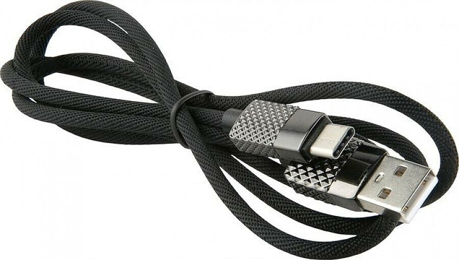 Дата кабель USB - Type-C/Провод USB - Type-C разъем/Зарядный кабель черный