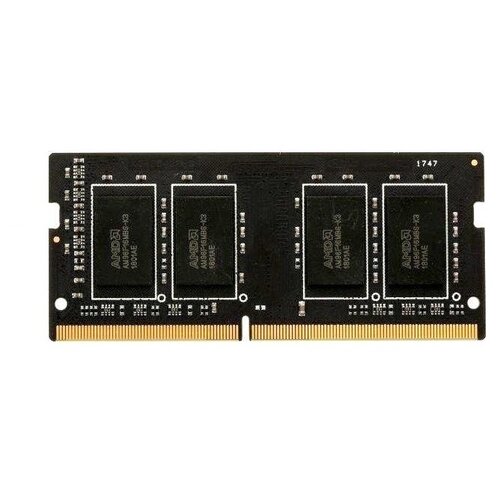 Оперативная память AMD 4 ГБ SODIMM CL22 R944G3206S1S-UO оперативная память amd radeon r9 gaming series 8 гб ddr4 3200 мгц sodimm cl22 r948g3206s2s uo