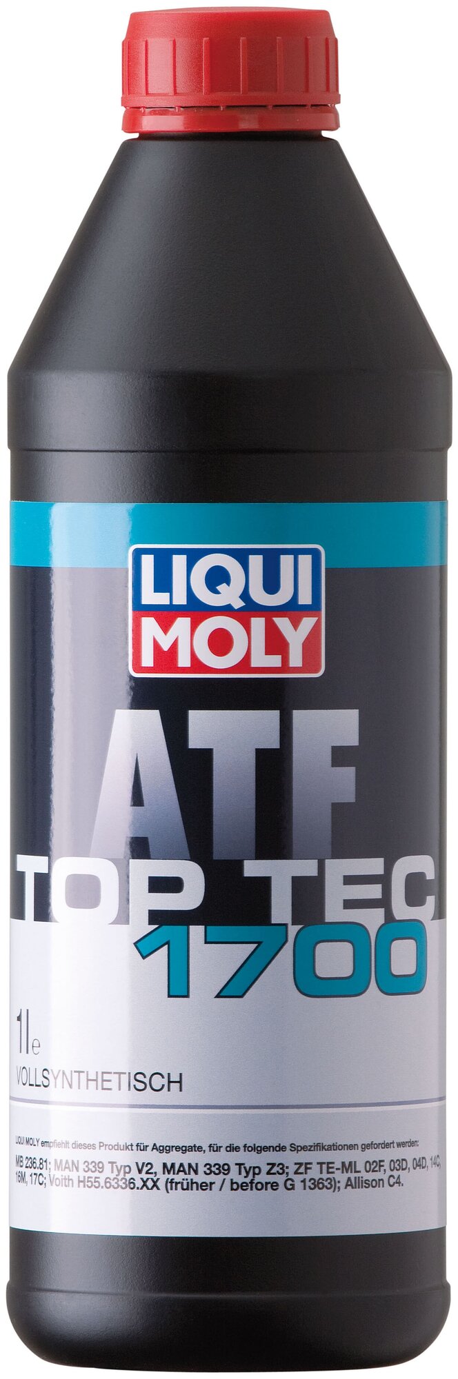 3663 LiquiMoly Синтетическое трансмиссионное масло для АКПП Top Tec ATF 1700 1л