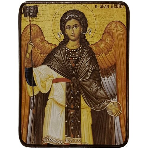 Икона Архангел Гавриил, размер 19 х 26 см икона архангел гавриил 21 х 29 см
