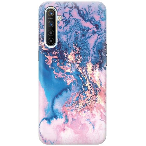 фото Cиликоновый чехол на realme xt / рилми хт с принтом "blue marble" gosso