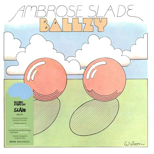 Виниловая пластинка Slade. Ballzy. Transparent Turquoise (LP) slade виниловая пластинка slade ballzy ambrose slade