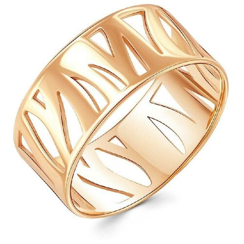 кольцо zolotye uzory красное золото 585 проба размер 20 золотой Кольцо ZOLOTYE UZORY, красное золото, 585 проба, размер 19, золотой