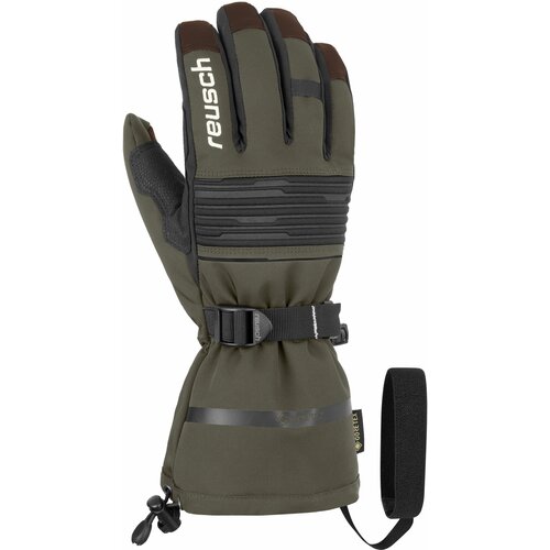 Перчатки Reusch Isidro Gtx, размер 10.5, хаки, коричневый