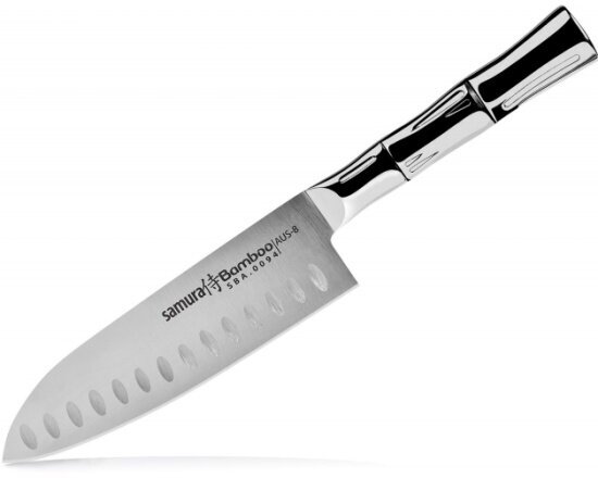 Нож сантоку Samura Bamboo SBA-0094 AUS-8, 157 мм.