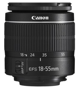 Объектив Canon EF-S 18-55mm f/3.5-5.6 III, черный