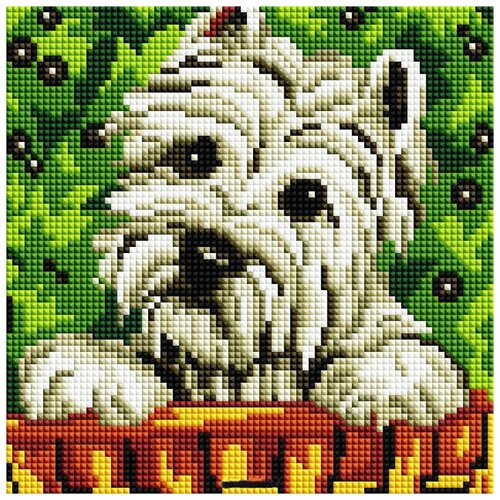 фото Набор для творчества белоснежка алмазная мозайка давай играть 20 на 20 см