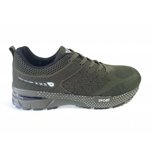 Кроссовки , демисезонные, воздухопроницаемые, нескользящая подошва, размер 49, хаки