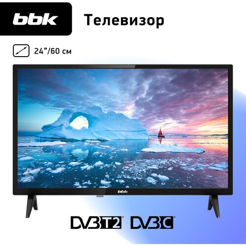 LED телевизор BBK 24LEM-1014/T2C черный