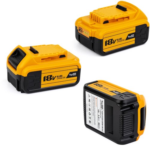 Аккумулятор для DeWalt 18V 5.0Ah (Li-Ion) PN: DCB184 аккумуляторная батарея для электроинструмента dewalt p n dcb180 dcb181 dcb182 dcb183 dcb184 dcb185 dcb200 4 0ah 18v