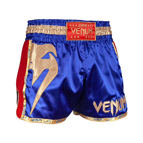 Шорты для тайского бокса Venum Giant Navy/Gold (XXL)