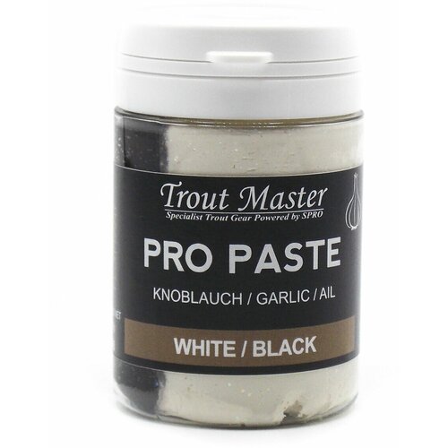 Форелевая паста SPRO Trout Master Pro Paste Garlic - White / Black (чеснок бело-чёрный)