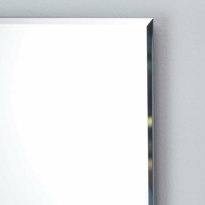 Зеркало настенное с фацетом Прямоугольное Standard EVOFORM 40x100 см, для гостиной, прихожей, спальни, кабинета и ванной комнаты, BY 0230 - фотография № 2