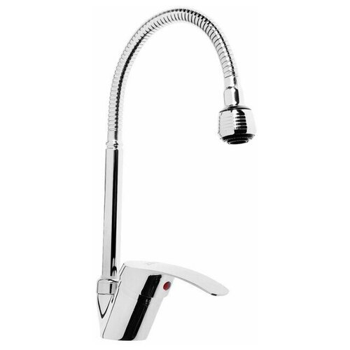 Смеситель для кухни раковины воды ZC2024 гибкий излив картридж керамика 40 мм хром 3687₽