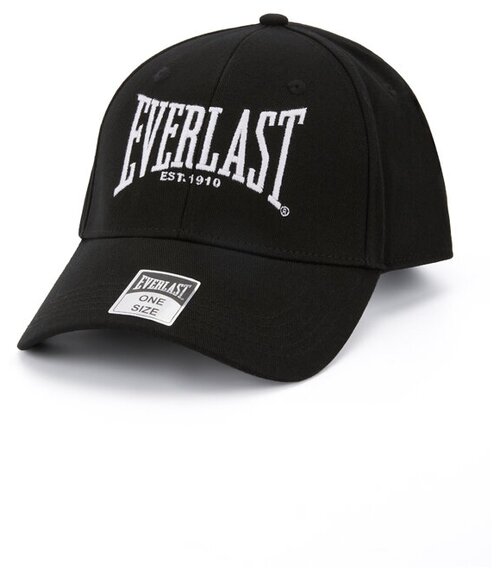 Бейсболка Everlast, размер OS, черный