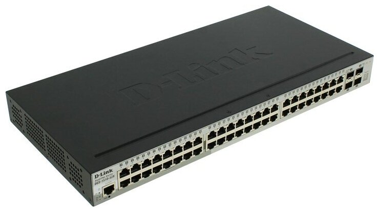 Коммутатор D-Link DGS-1510-52X, управляемый, количество портов: 48x1 Гбит/с (DGS-1510-52X/A2A)