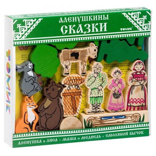 Развивающая игрушка Томик Аленушкины сказки 453-4, 24 дет.