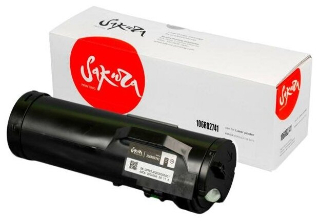Картридж SAKURA 106R02741 для XEROX, черный, 25900 к. WC3655 - фото №8