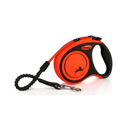 Поводок-рулетка Flexi Xtreme tape XS 3m 15 kg black/ orange поводок рулетка flexi xtreme tape l 5m 65 kg black orange