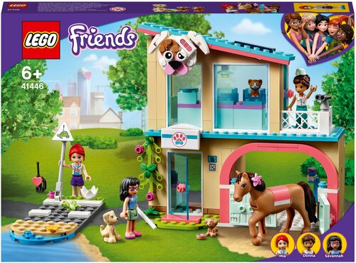 Конструктор LEGO Friends 41446 Ветеринарная клиника Хартлейк-Сити, 258 дет.