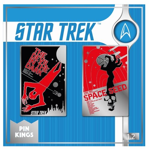 фото Значок pin kings star trek 1.2 - набор из 2 шт rubber road ltd