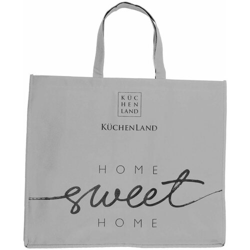 Сумка шоппер Kuchenland фактура гладкая серый 399₽