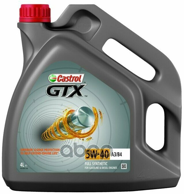 Castrol Масло Моторное Castrol Gtx 5W-40 A3/B4, 4 Л