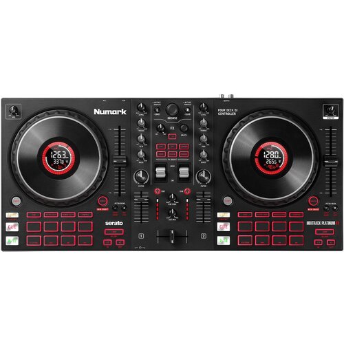NUMARK Mixtrack Platinum FX, DJ-контроллер для Serato, 4 деки, эффекты, фильтры, дисплеи джогов
