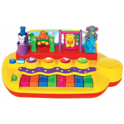Развивающая игрушка Kiddieland Пианино с животными на качелях 057299
