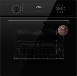 Духовой шкаф WEISSGAUFF EOV 306 SB Black Edition, черный