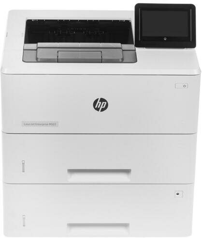 Принтер лазерный HP LaserJet Enterprise M507x лазерный, цвет: белый [1pv88a] - фото №9