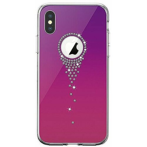 Чехол Devia для iPhone XS Max Angel tears Series Crystal Case, фиолетовый чехол для смартфона hoco light series apple iphone xs max прозрачный