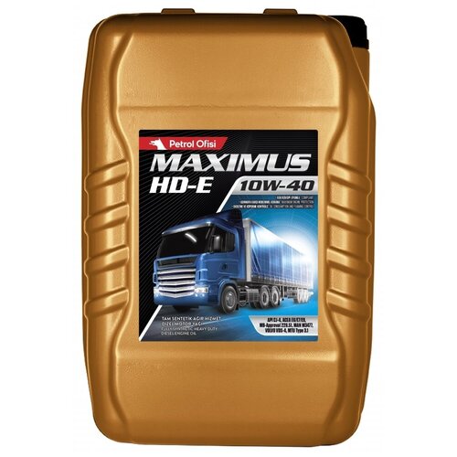 Моторное масло Petrol Ofisi MAXIMUS HD-E 10W-40 - 17.5KG