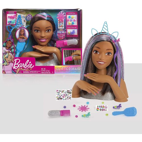 Торс для причесок и макияжа Торс для причесок Барби Barbie Deluxe и 20 аксессуаров