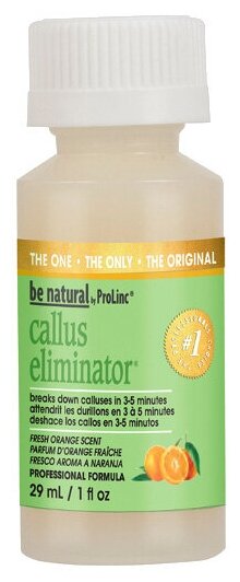 Be natural Средство для удаления натоптышей Callus eliminator orange, 29 мл, 30 г