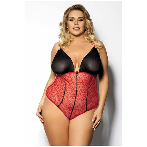 Боди OBBSESSIVE plus Fosco черно-красный Размер XLXXL 3632₽