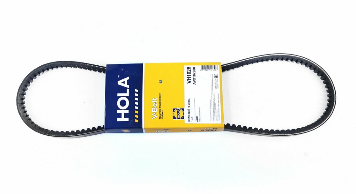 фото Ремень клиновой 10x900 для а/м ГАЗ-3302, Соболь с дв. УМЗ-4215 (HOLA)