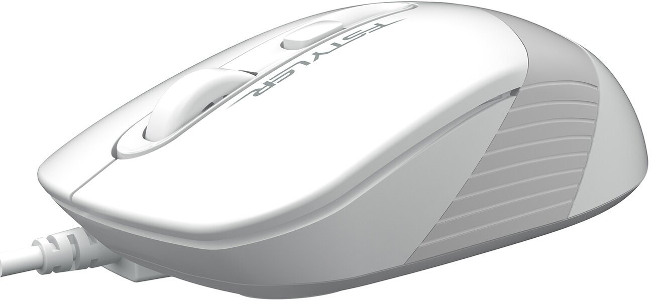 Клавиатура и мышь A4Tech бело-серая, USB - фото №4