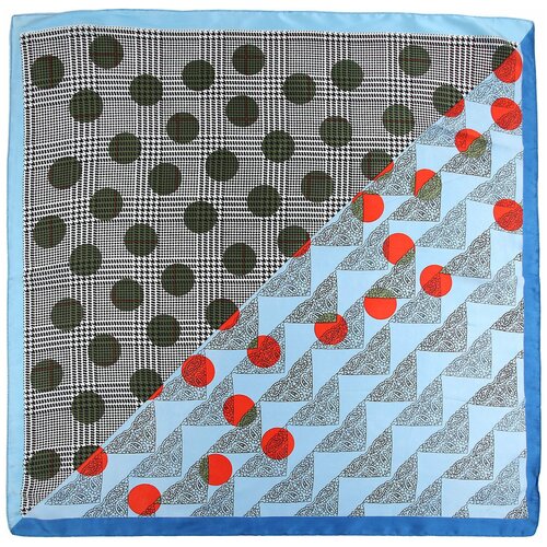 фото Mes223940-9 платок жен. 100% полиэстер 70x70 fabretti