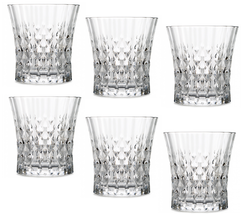 Набор стаканов Cristal dArques Lady Diamond L9747, 270 мл, 6 шт., прозрачный