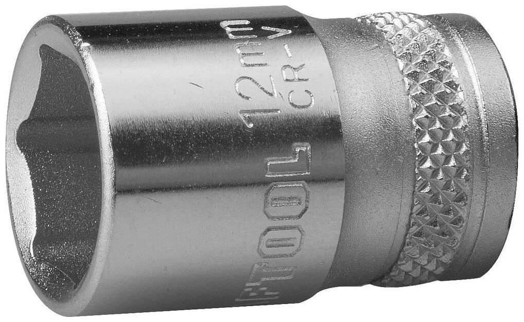 Торцовая головка Kraftool Cr-V FLANK хромосатиниров 1/4 13 мм