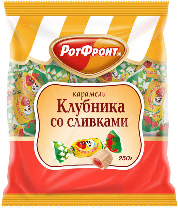 Карамель Рот Фронт Клубника со сливками