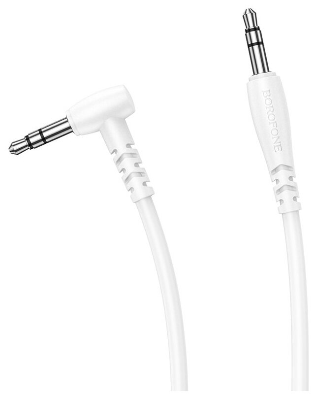 Аудиокабель AUX 3.5mm 2.0м Borofone BL10 White